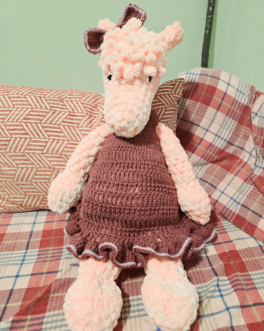 Customized Crocheted Llama